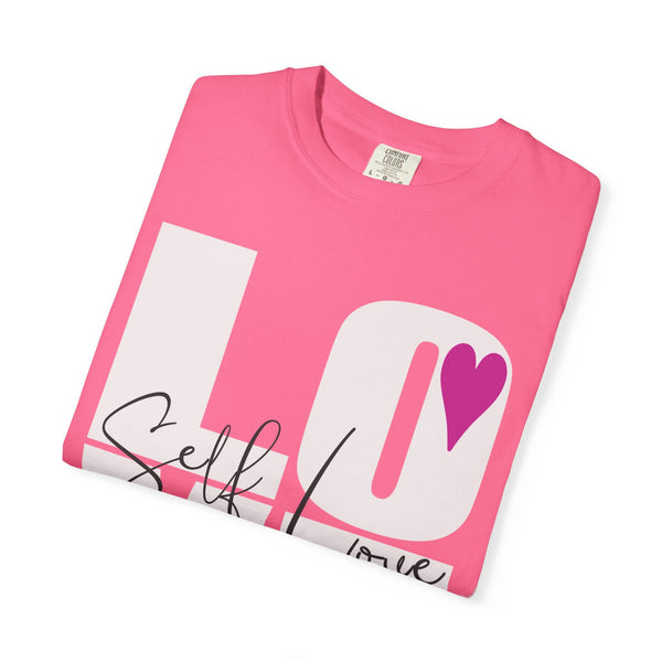 ♡ Self-LOVE .: Garment Dyed 100% Cotton T-Shirts (Relaxed fit)