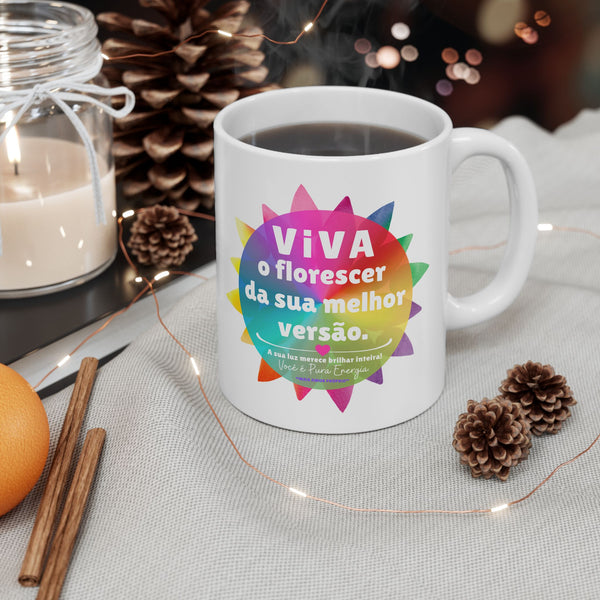 ♡ Viva o florescer da sua melhor versão :: Coffee or Tea Mug  :: (11oz, 15oz)