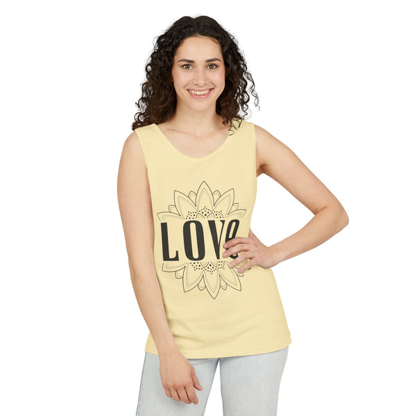 LOVE .: Garment-Dyed Tank Top