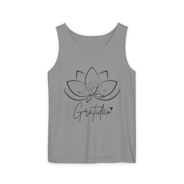 Gratidão .: Garment-Dyed Tank Top