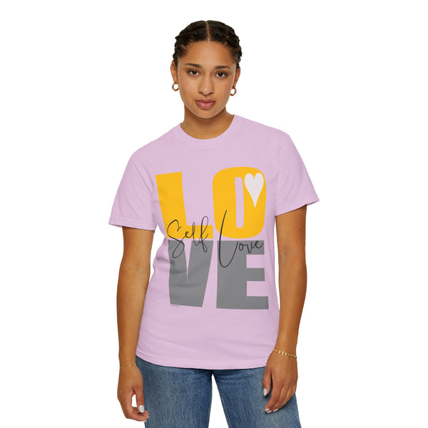 ♡ Self-LOVE .: Garment Dyed 100% Cotton T-Shirts (Relaxed fit)