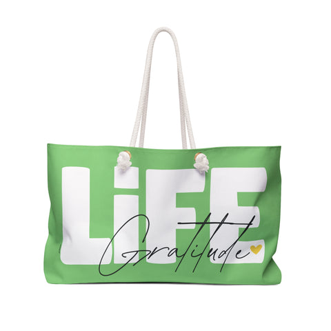 ♡ LIFE .: Gratitude :: Weekender Tote