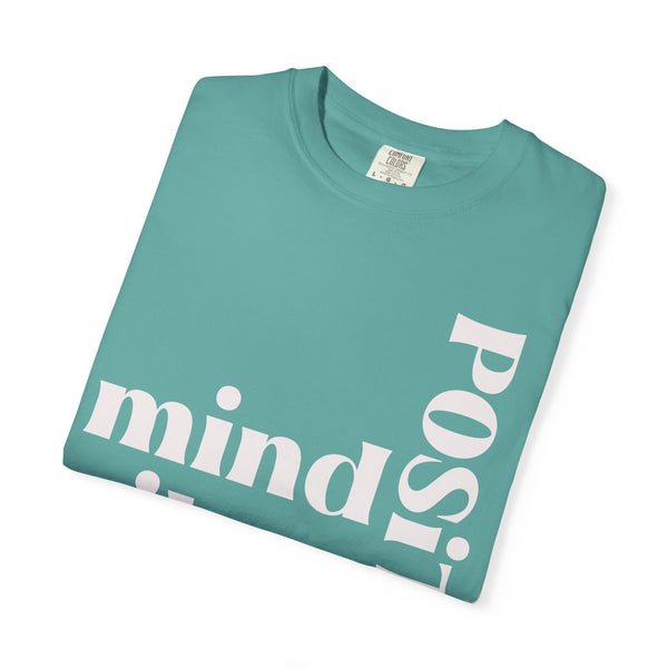 ♡ Positive Mind-Vibes-Life .: Unisex Garment Dyed 100% Cotton T-Shirts (Relaxed fit)