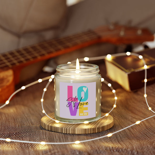 ♡ SELF LOVE .: Scented Candle (4oz) Eco Friendly