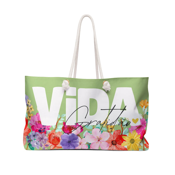 ♡ ViDA :: Gratidão :: Floral Collection .: Fashion Tote Bag