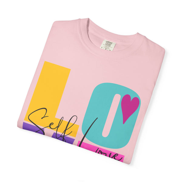 ♡ Self-LOVE .: Garment Dyed 100% Cotton T-Shirts (Relaxed fit)