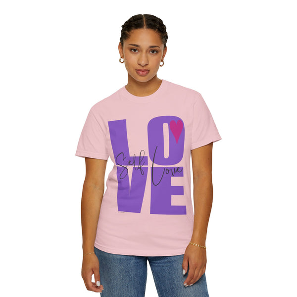 ♡ Self-LOVE .: Garment Dyed 100% Cotton T-Shirts (Relaxed fit)