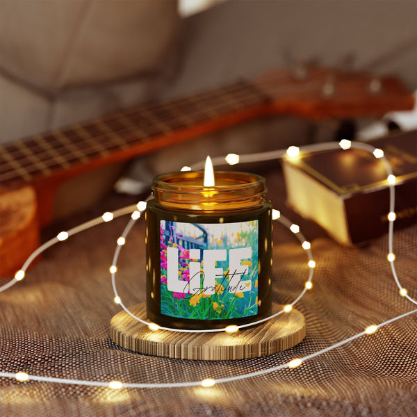 ♡ Life .: Gratitude .: Scented Candle (4oz) Eco Friendly
