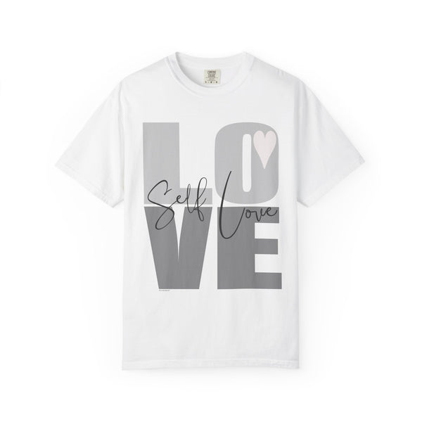 ♡ Self-LOVE .: Garment Dyed 100% Cotton T-Shirts (Relaxed fit)