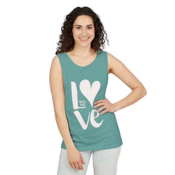 More Self LOVE .: Garment-Dyed Tank Top