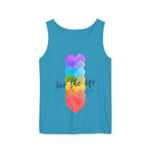 Live the Life .: Garment-Dyed Tank Top