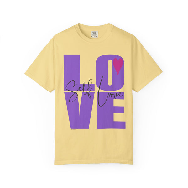 ♡ Self-LOVE .: Garment Dyed 100% Cotton T-Shirts (Relaxed fit)