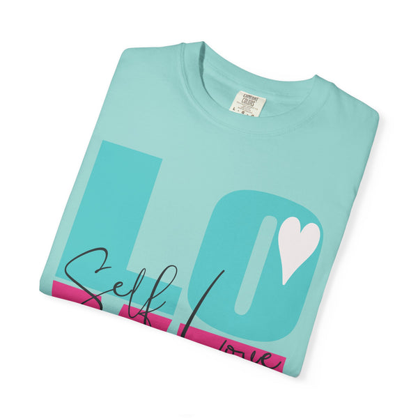 ♡ Self-LOVE .: Garment Dyed 100% Cotton T-Shirts (Relaxed fit)