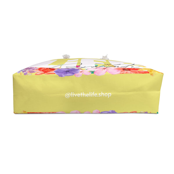♡ LiFE :: Gratitude :: Floral Collection .: Fashion Tote Bag