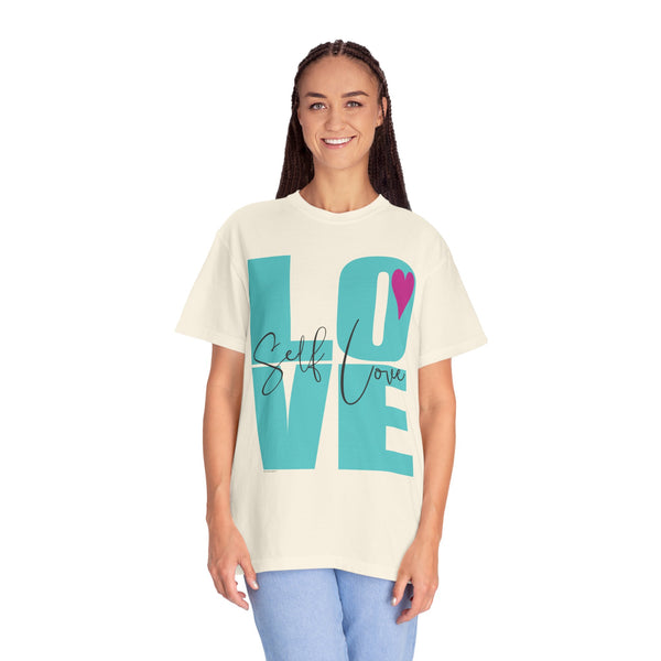 ♡ Self-LOVE .: Garment Dyed 100% Cotton T-Shirts (Relaxed fit)