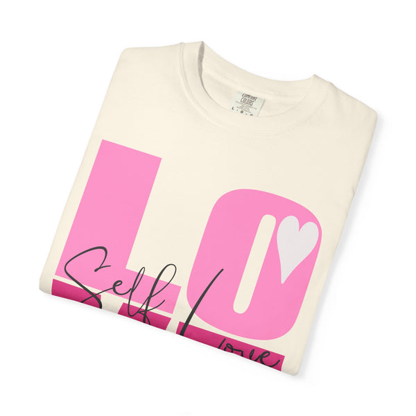 ♡ Self-LOVE .: Garment Dyed 100% Cotton T-Shirts (Relaxed fit)