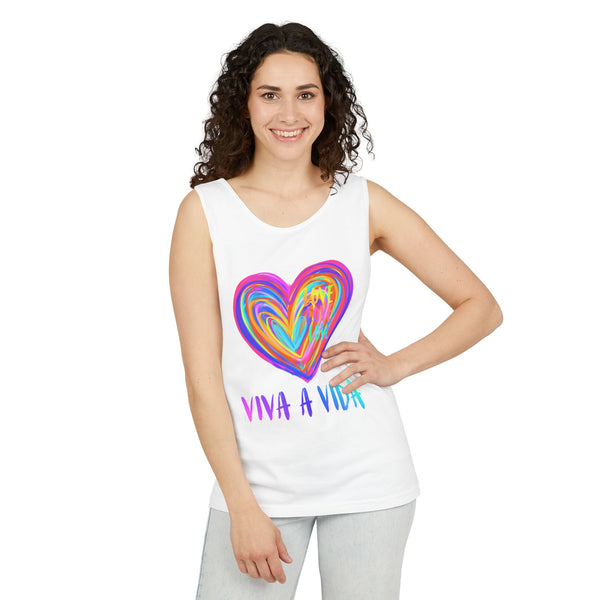 VIVA A VIDA .: Garment-Dyed Tank Top