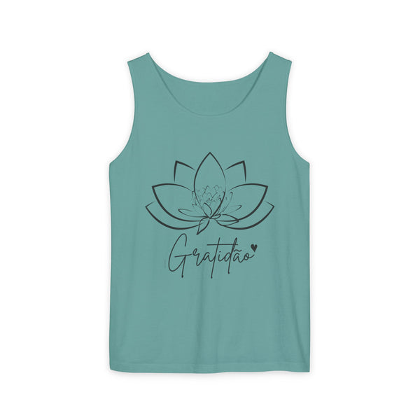 Gratidão .: Garment-Dyed Tank Top
