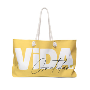 ♡ VIDA .: Gratidão :: Weekender Tote