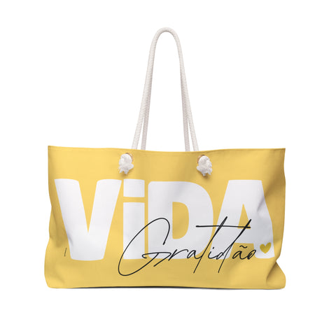 ♡ VIDA .: Gratidão :: Weekender Tote