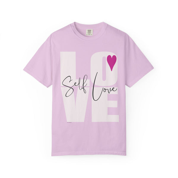 ♡ Self-LOVE .: Garment Dyed 100% Cotton T-Shirts (Relaxed fit)