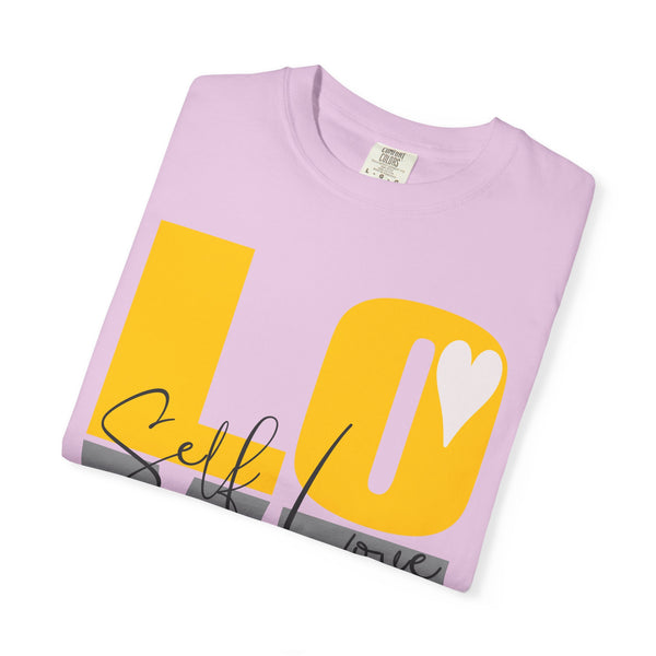 ♡ Self-LOVE .: Garment Dyed 100% Cotton T-Shirts (Relaxed fit)