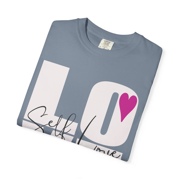 ♡ Self-LOVE .: Garment Dyed 100% Cotton T-Shirts (Relaxed fit)