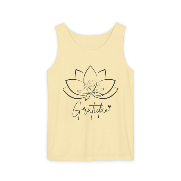 Gratidão .: Garment-Dyed Tank Top
