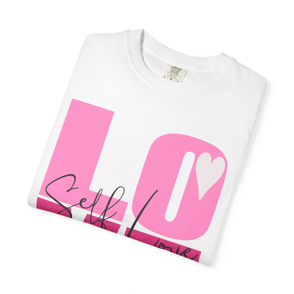 ♡ Self-LOVE .: Garment Dyed 100% Cotton T-Shirts (Relaxed fit)