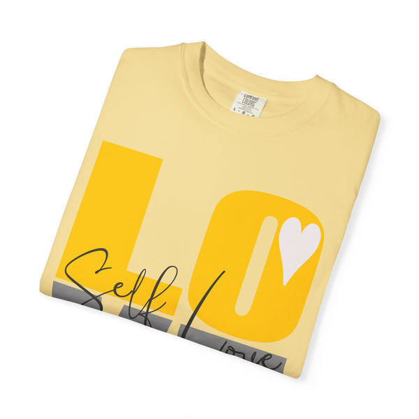 ♡ Self-LOVE .: Garment Dyed 100% Cotton T-Shirts (Relaxed fit)