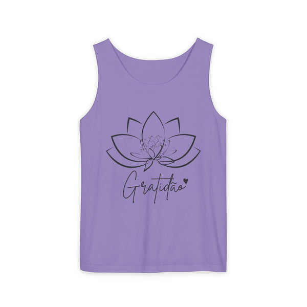 Gratidão .: Garment-Dyed Tank Top