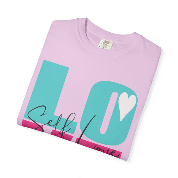 ♡ Self-LOVE .: Garment Dyed 100% Cotton T-Shirts (Relaxed fit)