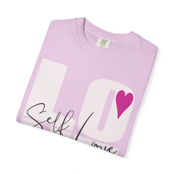 ♡ Self-LOVE .: Garment Dyed 100% Cotton T-Shirts (Relaxed fit)