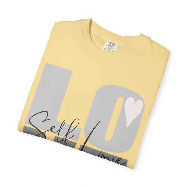 ♡ Self-LOVE .: Garment Dyed 100% Cotton T-Shirts (Relaxed fit)