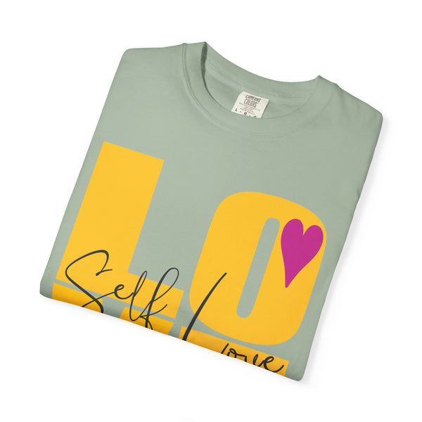 ♡ Self-LOVE .: Garment Dyed 100% Cotton T-Shirts (Relaxed fit)