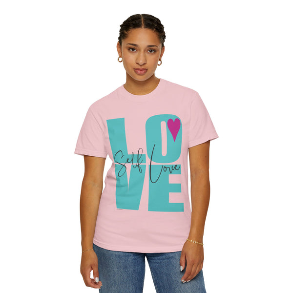 ♡ Self-LOVE .: Garment Dyed 100% Cotton T-Shirts (Relaxed fit)