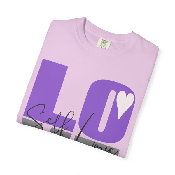 ♡ Self-LOVE .: Garment Dyed 100% Cotton T-Shirts (Relaxed fit)