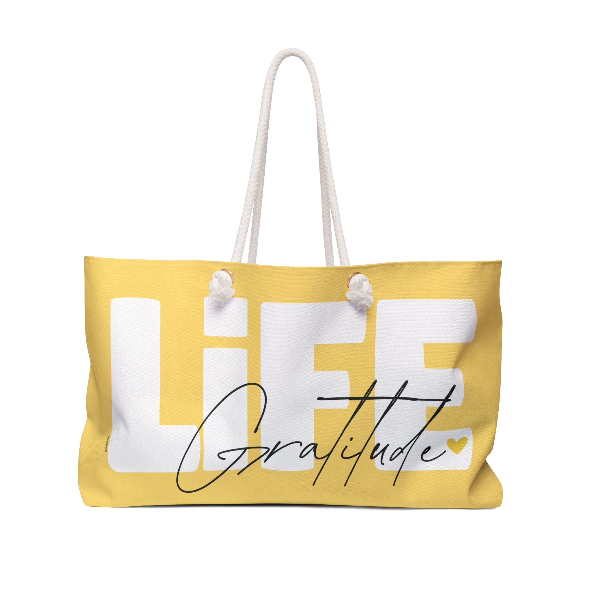 ♡ LIFE .: Gratitude :: Weekender Tote