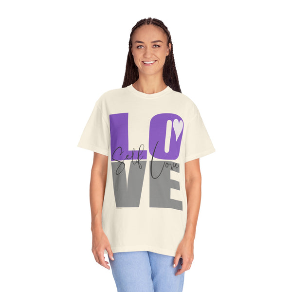 ♡ Self-LOVE .: Garment Dyed 100% Cotton T-Shirts (Relaxed fit)