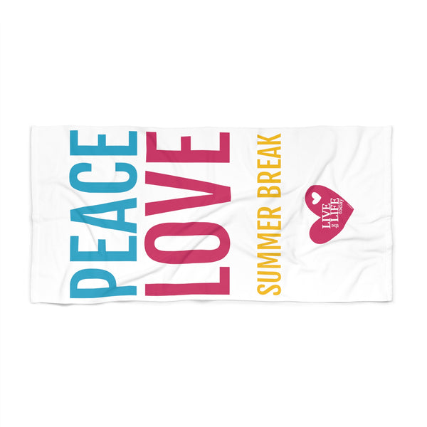 ♡ GOOD VIBES Standard Beach Towel