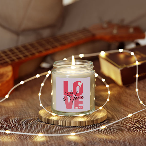 ♡ SELF LOVE .: Scented Candle (4oz) Eco Friendly