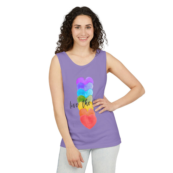 Live the Life .: Garment-Dyed Tank Top
