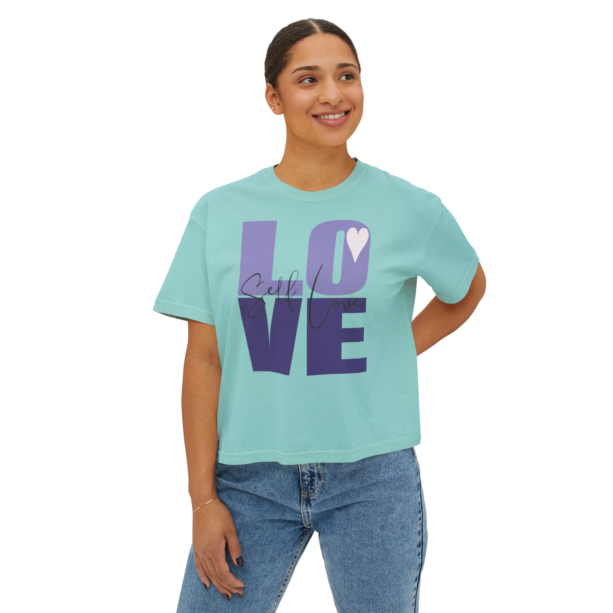 Self LOVE .: Women's Boxy Tee (Boxy fit)