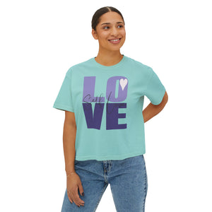 Self LOVE .: Women's Boxy Tee (Boxy fit)