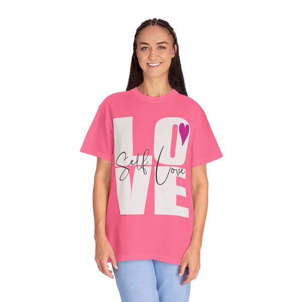 ♡ Self-LOVE .: Garment Dyed 100% Cotton T-Shirts (Relaxed fit)