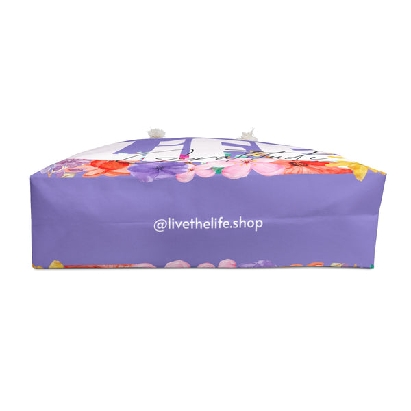 ♡ LiFE :: Gratitude :: Floral Collection .: Fashion Tote Bag