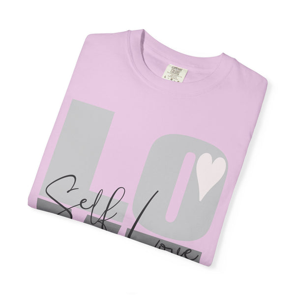 ♡ Self-LOVE .: Garment Dyed 100% Cotton T-Shirts (Relaxed fit)