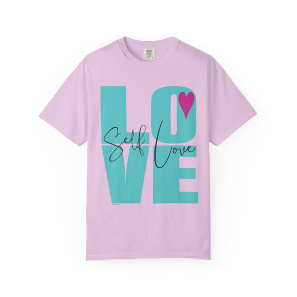 ♡ Self-LOVE .: Garment Dyed 100% Cotton T-Shirts (Relaxed fit)
