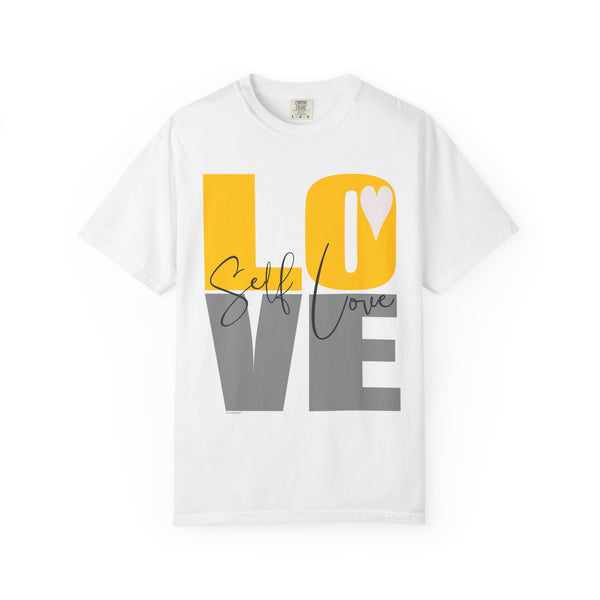 ♡ Self-LOVE .: Garment Dyed 100% Cotton T-Shirts (Relaxed fit)