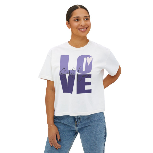 Self LOVE .: Women's Boxy Tee (Boxy fit)